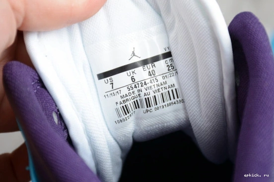 Rep EP  Hornets Jordan Mid 1 554724-415 554724-415 0516